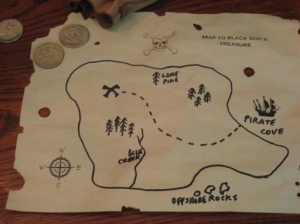 pirate treasure map